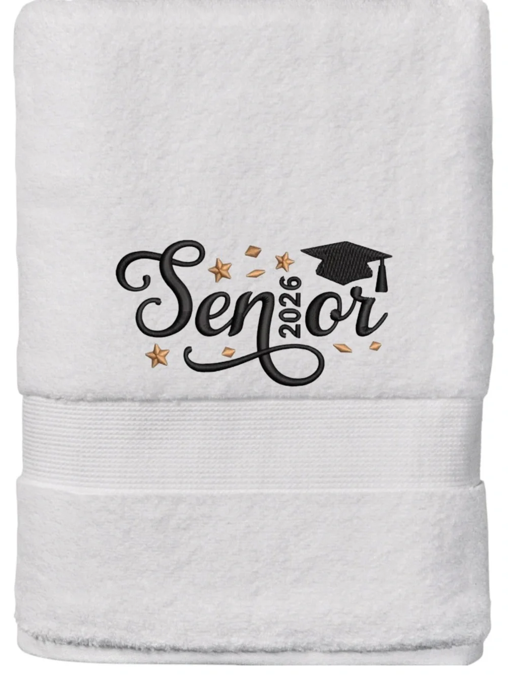 Graduate personalized embroidered hand towel pick 1 Class 2026 new monogrammed